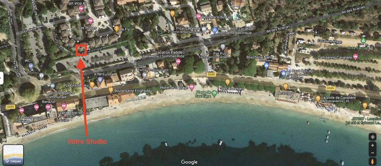 Magnifique Studio A 50M De La Plage De Cavaliere - Studio Tamarindo 르 라방두 외부 사진